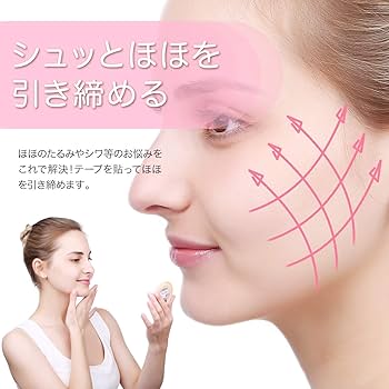 ゆかりん　★韓国発　小顔テープ　3000枚♪貼るだけで小顔、しわ △韓国発 小顔テープ 80枚♪貼るだけで小顔、しわ、たるみ補正